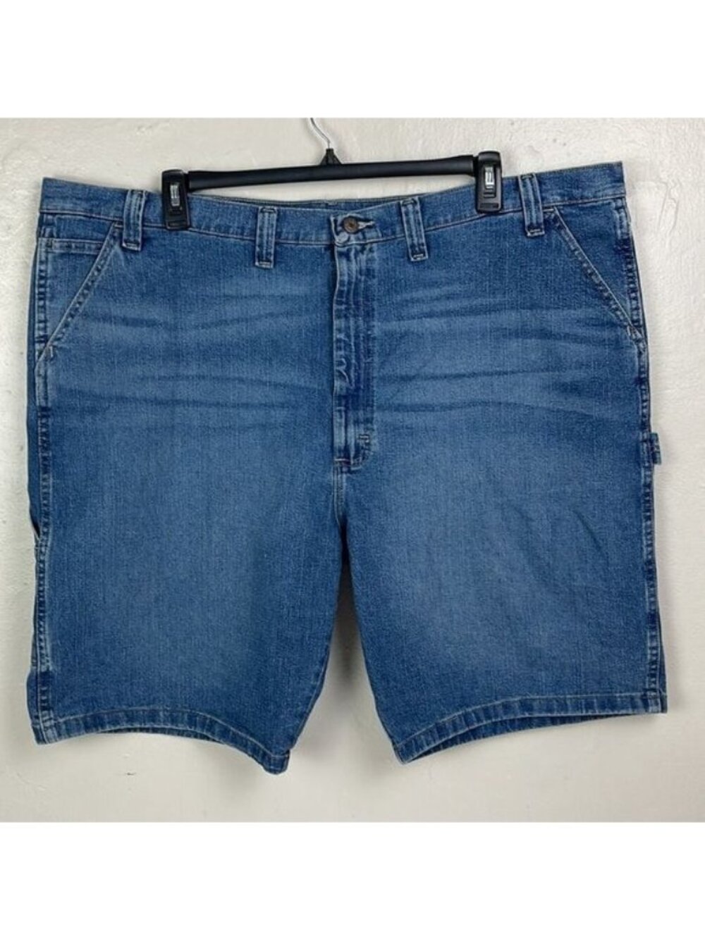 Wrangler Carpenter Blue Jean Jorts Shorts Men's 45x10 work outdoor dad